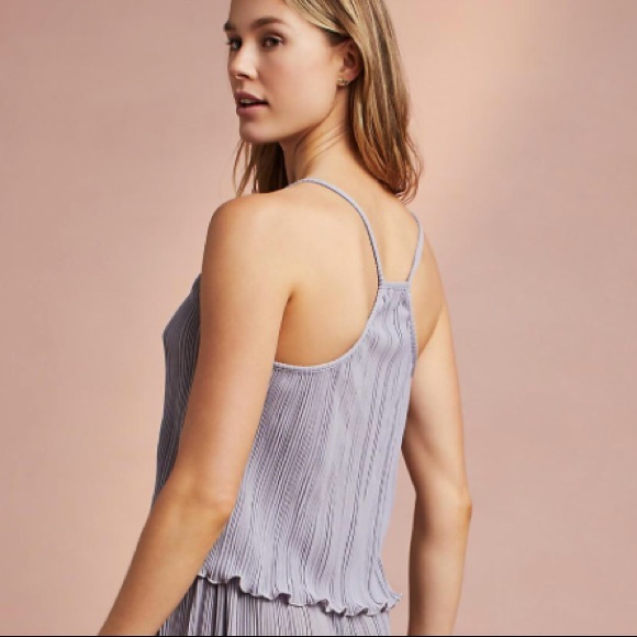 Anthropologie Milka Pleated Cami NWT Small Tank - Picture 6 of 7